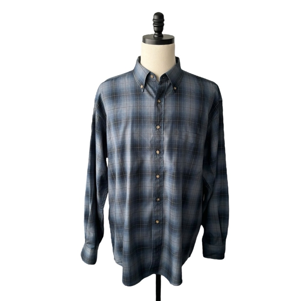 Pendleton Sir Pendleton Lightweight Wool Plaid Sh… - image 2